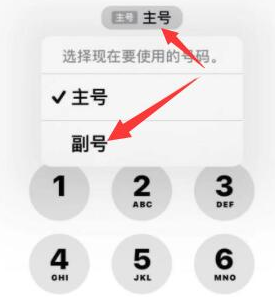 左权苹果14维修店分享iPhone 14 Pro Max使用副卡打电话的方法 